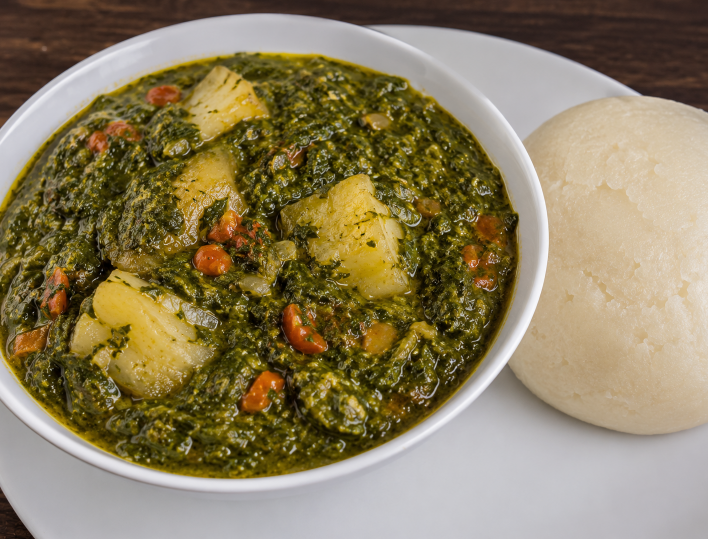 Sauce Feuille (Épinard & Manioc) / Leave Soup (Spinach & Cassava)